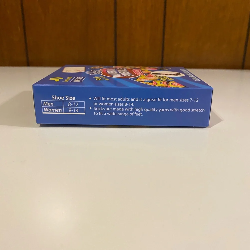 Dubble Bubble Colorful Bubble Gum Themed Socks